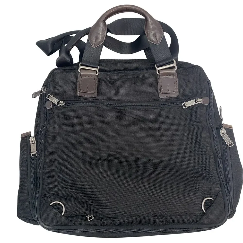 TUMI Business Bag Slim Brief Nylon Napa Leather